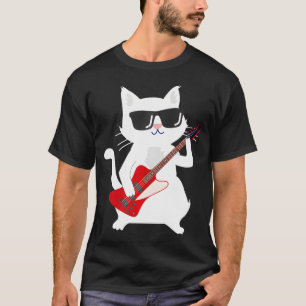Cat Playing Bass guitar T-Shirt