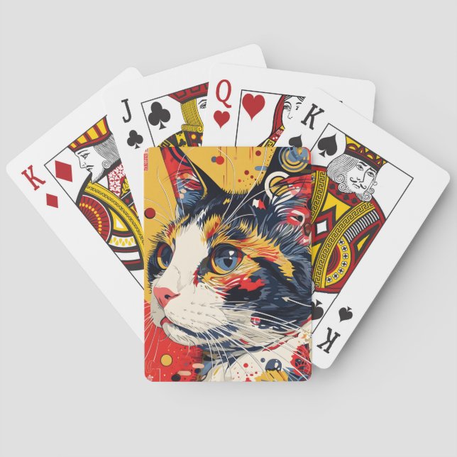 Cat Playing Cards (Back)