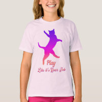 Cat Playing, Deep Pink, Play Like it's Your Job