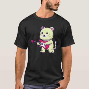 cat playing guitar T-Shirt