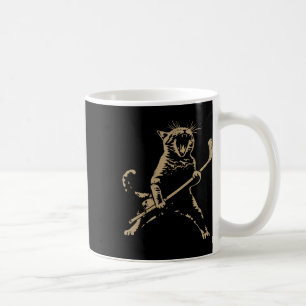 Cat Playing Ice Hockey For Men Women Coffee Mug