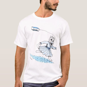Cat Playing Kite, Louis Wain T-Shirt