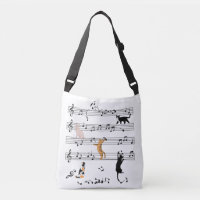 Cat Playing Note Music, Naughty Cat Gift, Cute Cat