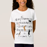 Cat Playing Note Music, Naughty Cat Gift, Cute Cat