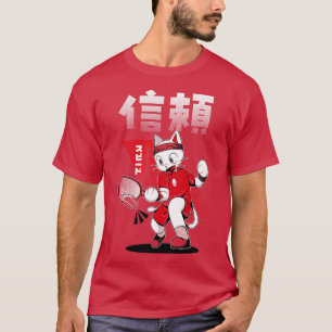 Cat Playing Tennis Paris by Tobe Fonseca T-Shirt