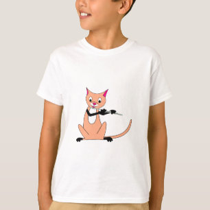 Cat Playing the Flute T-Shirt