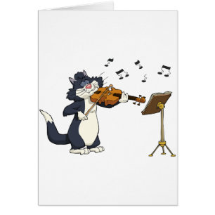 Cat Playing The Violin