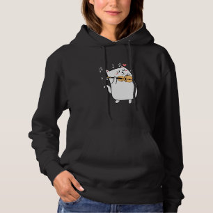 Cat Playing Violin Idea For Animal Or Violinist L Hoodie