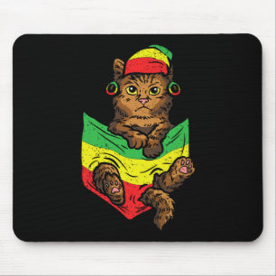 Cat Pocket Black History Month Colour Men Kitten A Mouse Mat