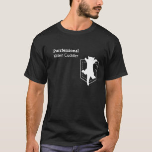 Cat Pocket Professional Kitten Cuddler Hanging Ba T-Shirt
