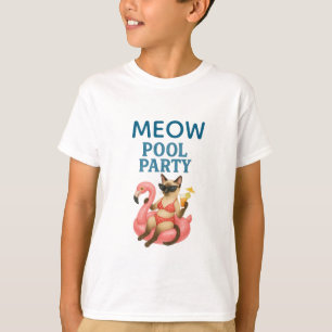Cat Pool Party  T-Shirt