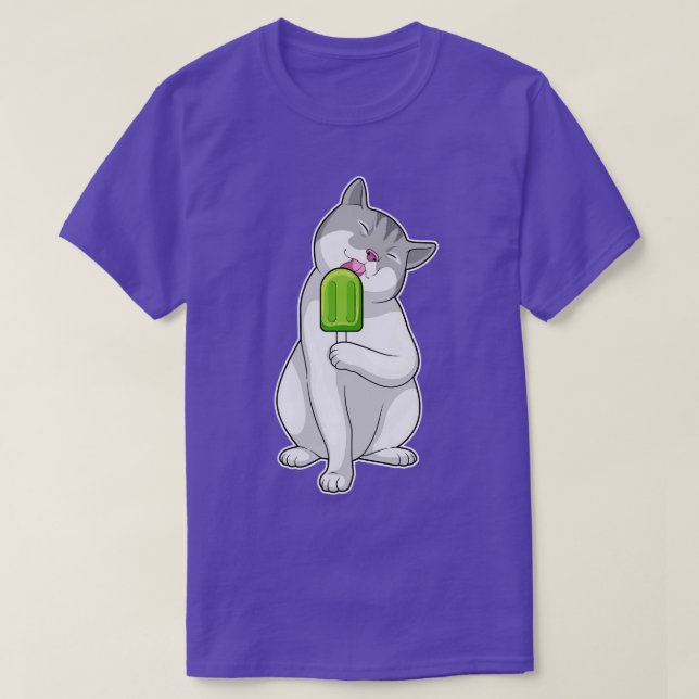 Cat Popsicle T-Shirt (Design Front)