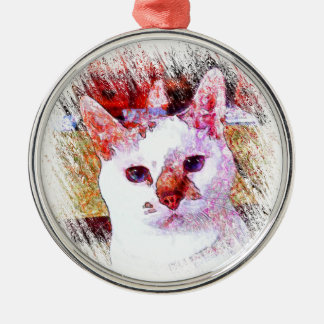 CAT PORTRAIT ANGEL Ornament