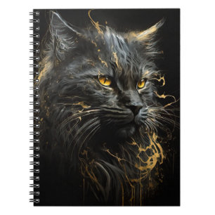 Cat Portrait Animal Nature Wildlife Wild Spirit Notebook
