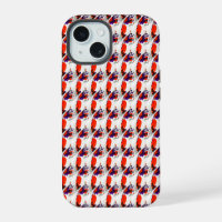 Cat Portrait – Bold Graphic Art Orange and Violet