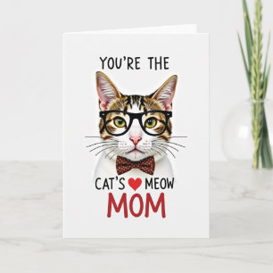 Cat Portrait Mothers Day Card