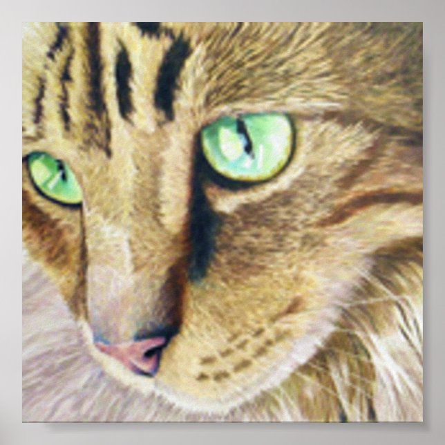 Cat Portrait Poster (Front)
