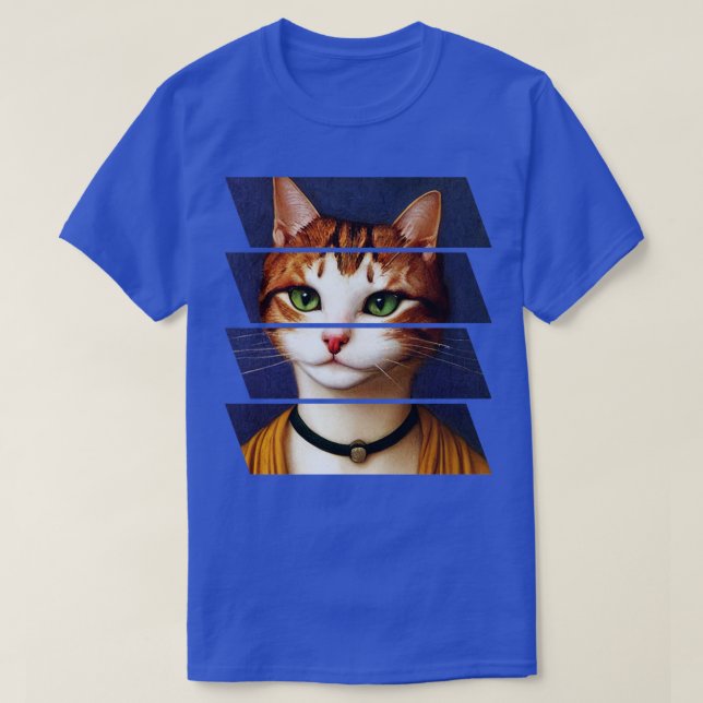 Cat Portrait T-Shirt (Design Front)