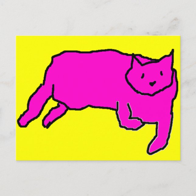 Cat postcard (Front)
