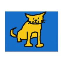 Cat postcard