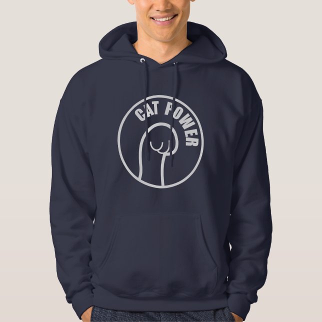 Cat Power Hoodie (Front)