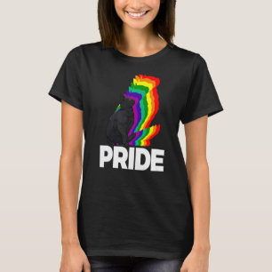 Cat Pride Cat Rainbow Colour Cat Kitten 12 T-Shirt
