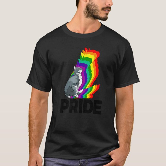 Cat Pride Cat Rainbow Colour  Cat  Kitten  1 T-Shirt (Front)