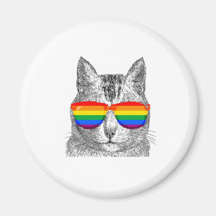 Cat Pride Sunglasses Magnet