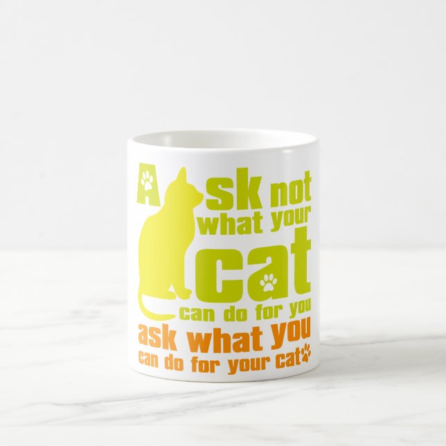 Cat_Print Coffee Mug (Center)