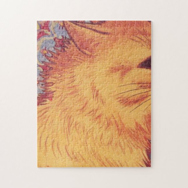 Cat Profile By Louis Wain Jigsaw Puzzle (Vertical)