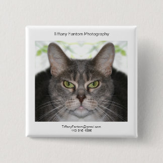 Cat Promo Piece 15 Cm Square Badge