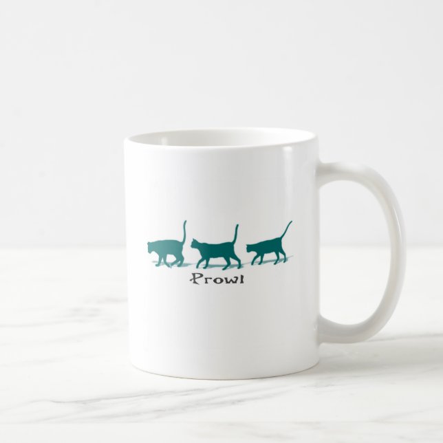 Cat Prowl Coffee Mug (Right)