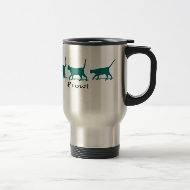 Cat Prowl Travel Mug (Right)