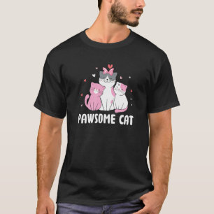 Cat Pun Awesome Motivational Quote Inspirational   T-Shirt