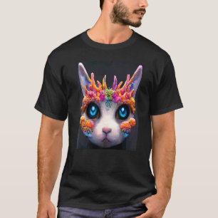 Cat Punk Cyborg Men Women Boys Girls   4 T-Shirt