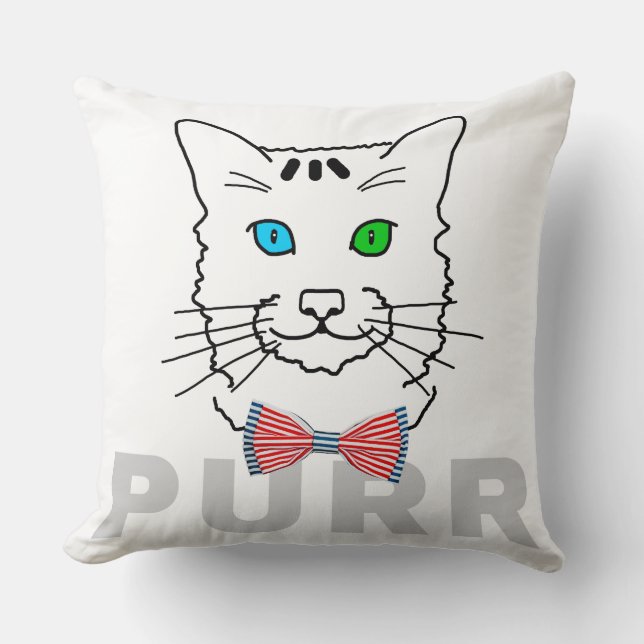 Cat Purr Cushion (Front)
