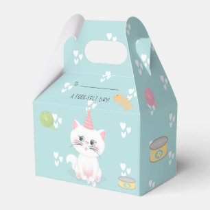 Cat Purr-fect Day Birthday Favour Box