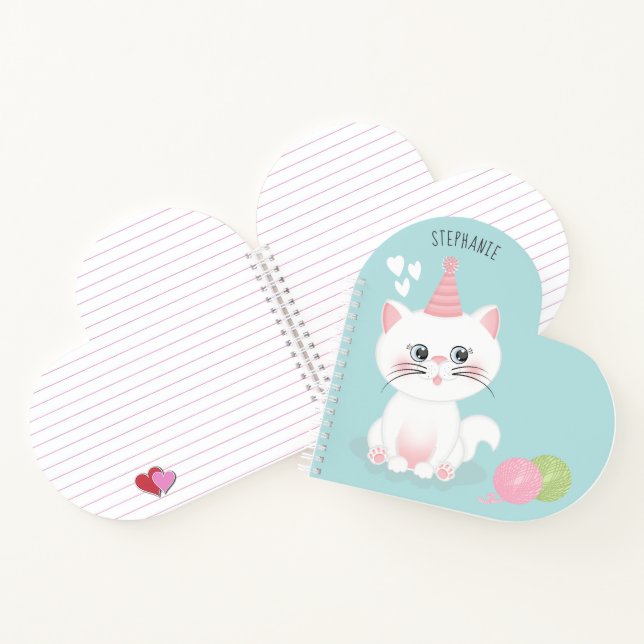 Cat Purr-fect Day Birthday Notebook (Inside)