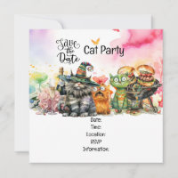 Cat Purr-fectly Quirky Cat Party