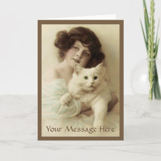 Cat PURRfect Beauty Greeting Card