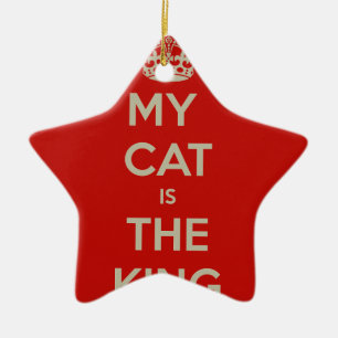 Cat Qoute Ceramic Tree Decoration