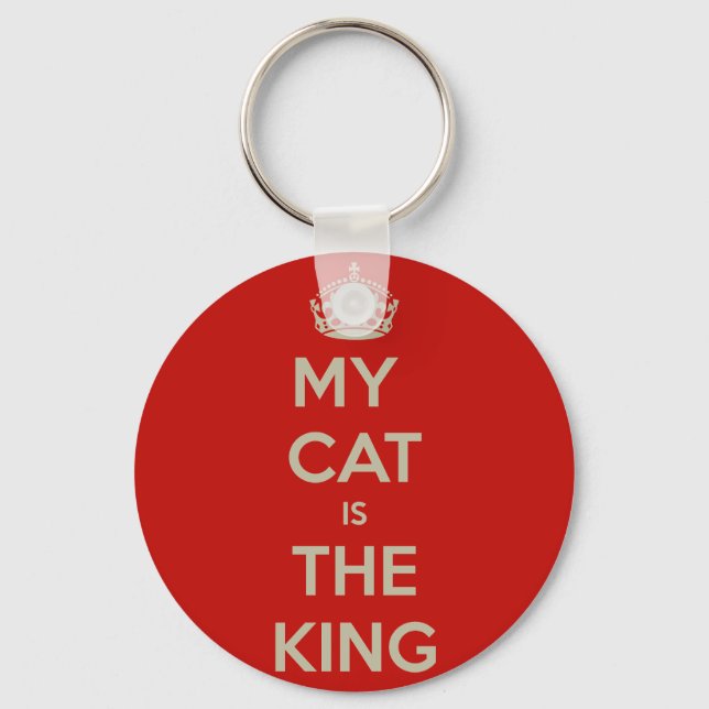 Cat Qoute Key Ring (Front)