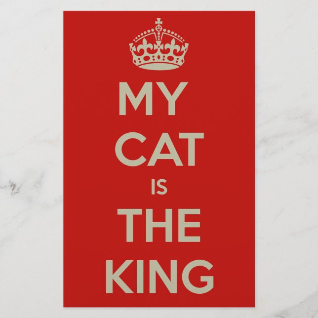 Cat Qoute Stationery (Front)