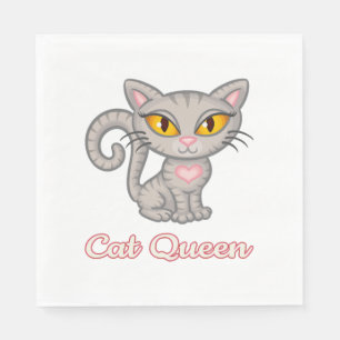 Cat Queen  Napkin