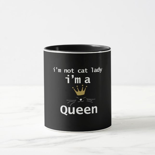 Cat Queen Whiskers Mug (Center)