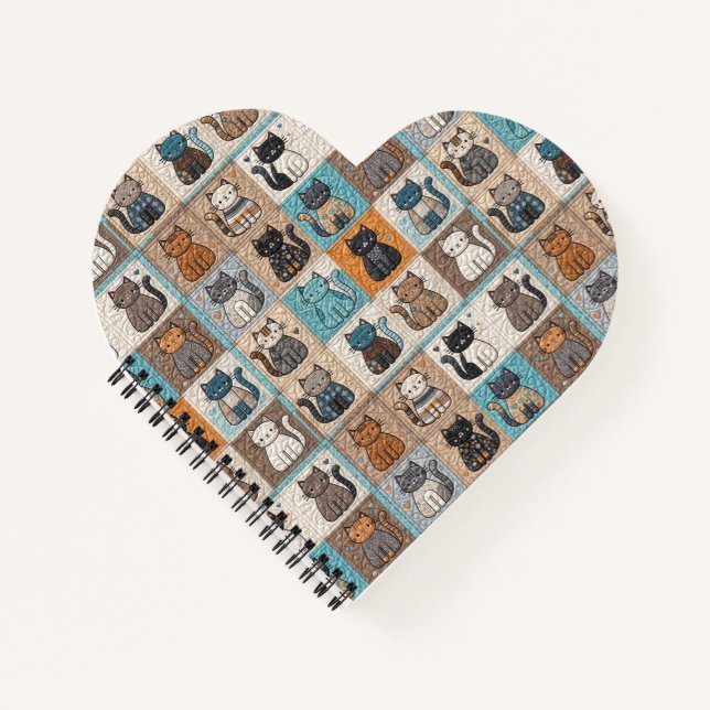 Cat Quilt Design Notebook (Front)