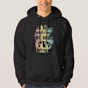 cat quote women men motivational sarcastic quote hoodie