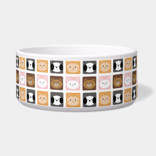 Cat, Rabbit, Dog and Bear pattern