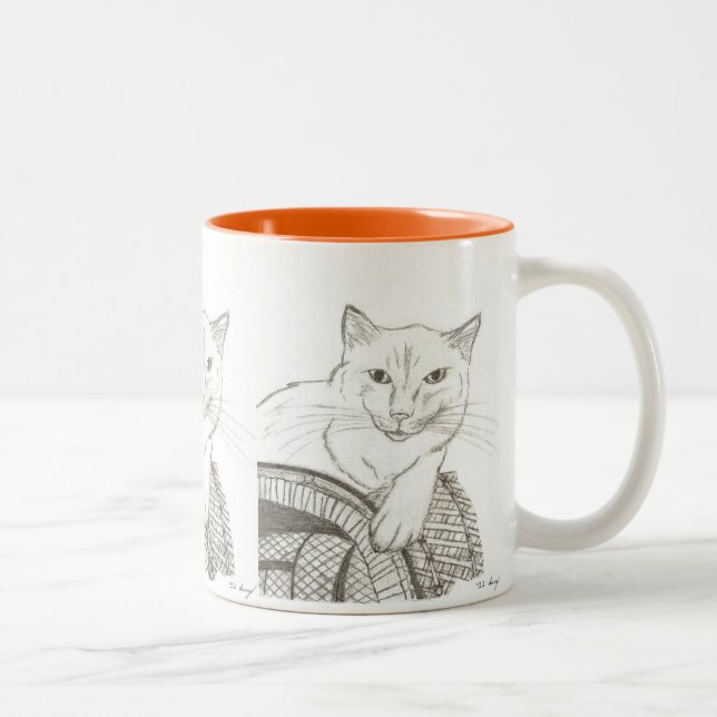 Cat Ragdoll Portrait Mug (Right)