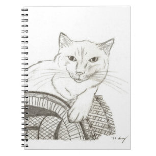 Cat Ragdoll Portrait Notebook